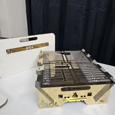 BBQ Stand (SS Gold Plated)