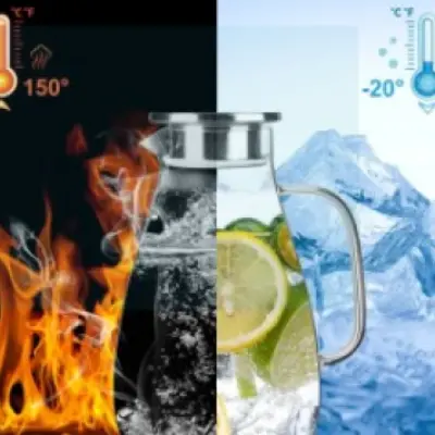 Large Capacity 2600ML Glass Water Jug secondary