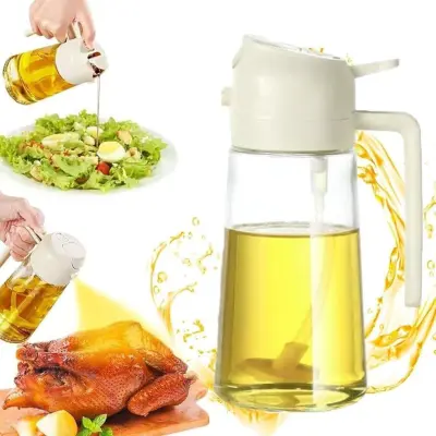 2 in 1 Oil Sprayer and Oil Dispenser Bottle 500ml