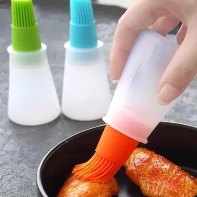 1Pcs Silicone oil brush liquid grill bottle secondary