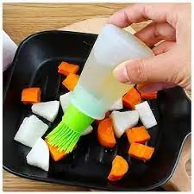 1Pcs Silicone oil brush liquid grill bottle