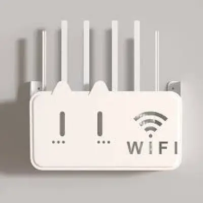 Wall Mount WiFi Router Shelf - ABS Plastic Box