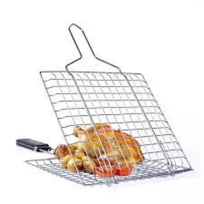 BBQ Grill Basket, Meat,Fish Grill Basket