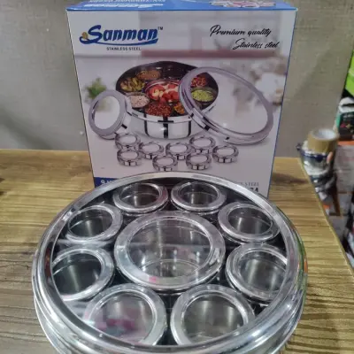 9 IN 1 Stainless Steel Spice Box secondary