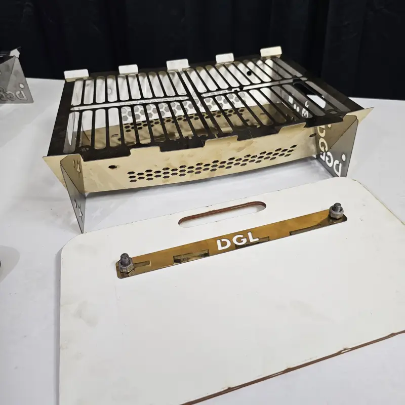 BBQ Stand (SS Gold Plated)