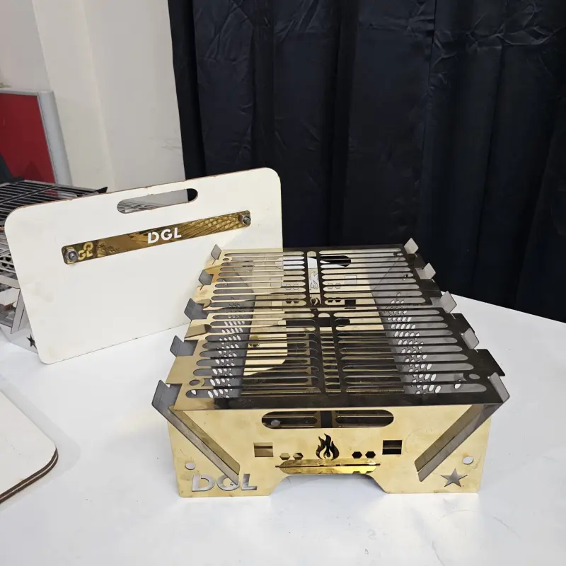 BBQ Stand (SS Gold Plated)