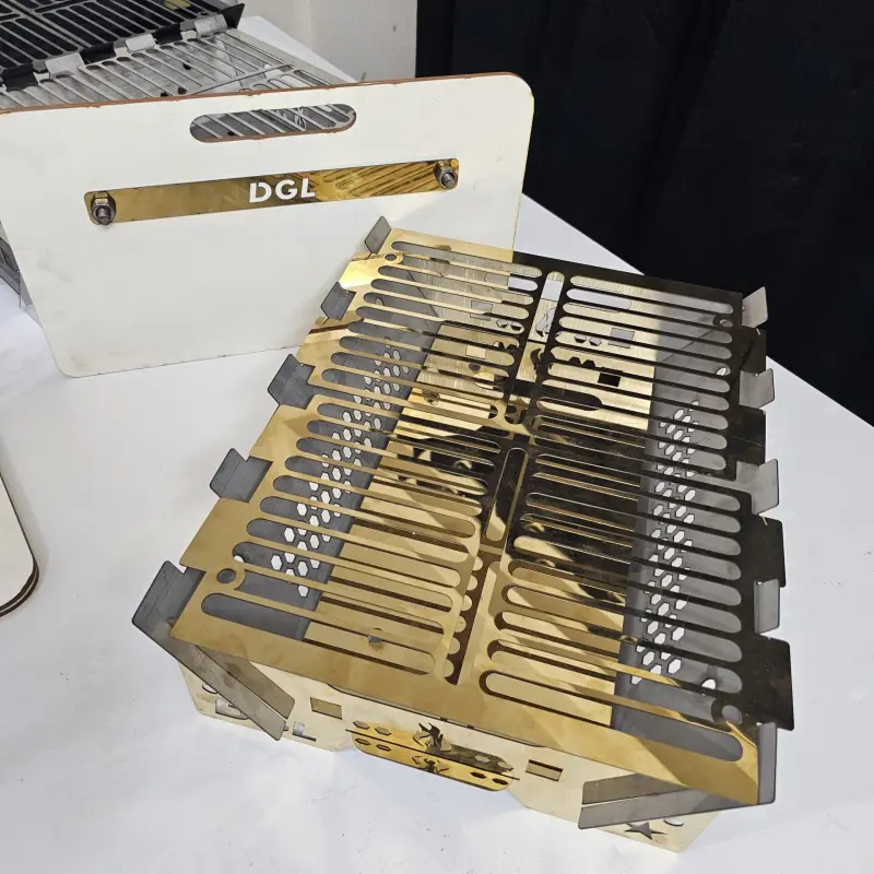 BBQ Stand (SS Gold Plated)