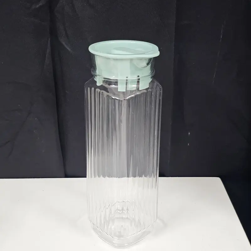 Premium Ribbed Water Bottle with Flip Lid