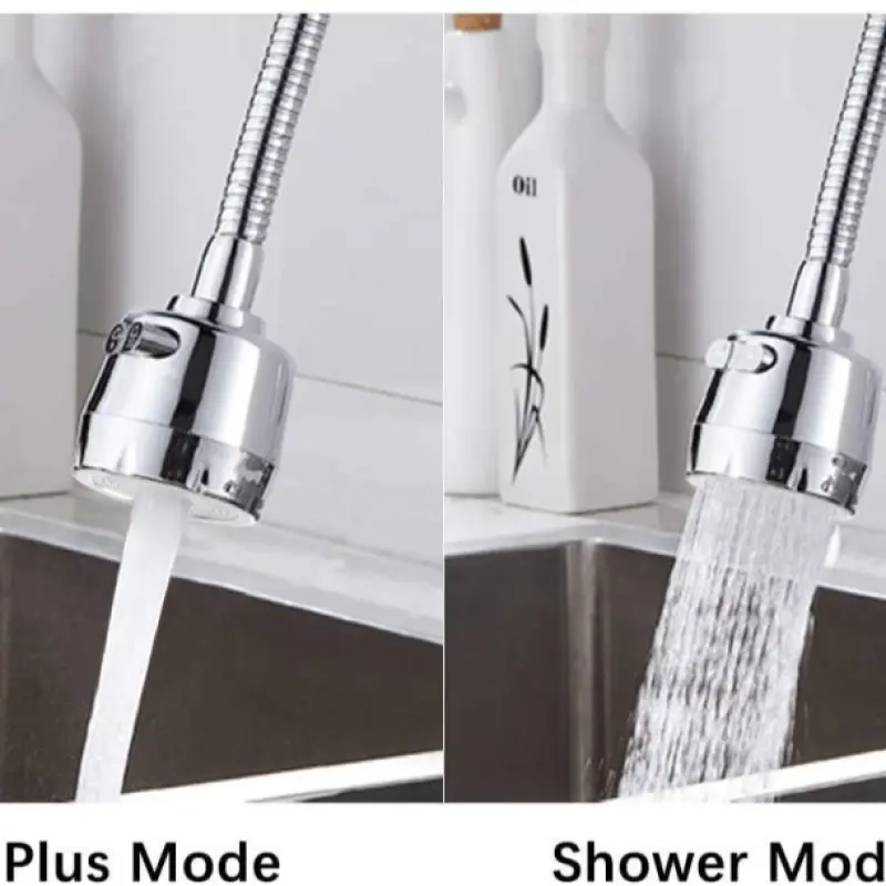 360Degree Rotation Tap Head Kitchen Water Saving Nozzle ( Plastic)