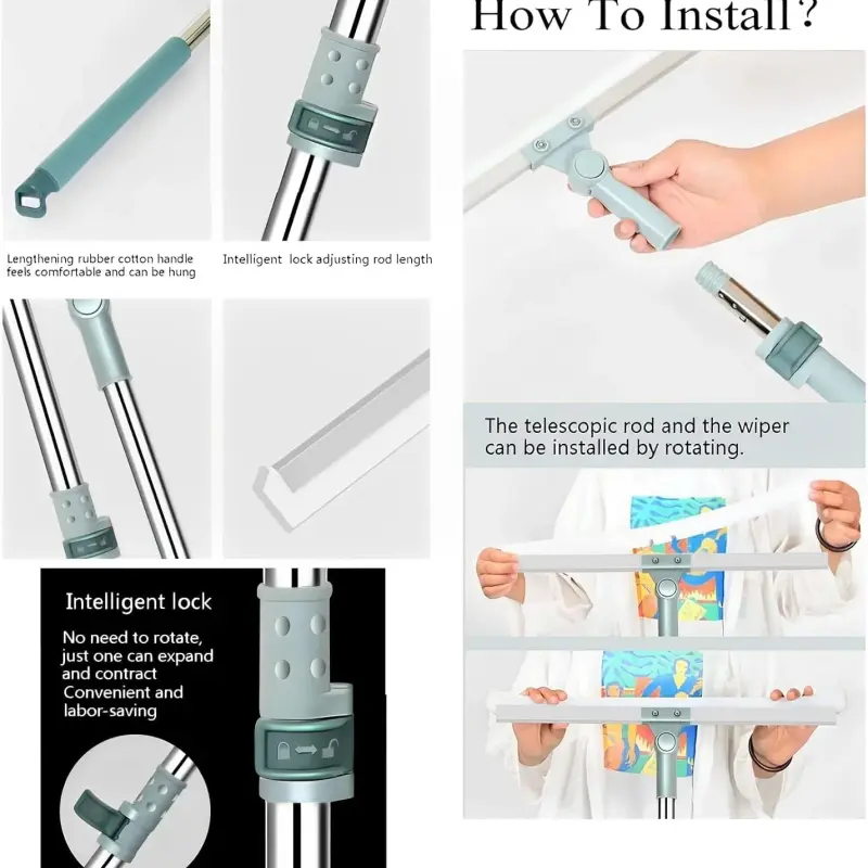 Silicone Broom squeegee Floor cleaner Wiper