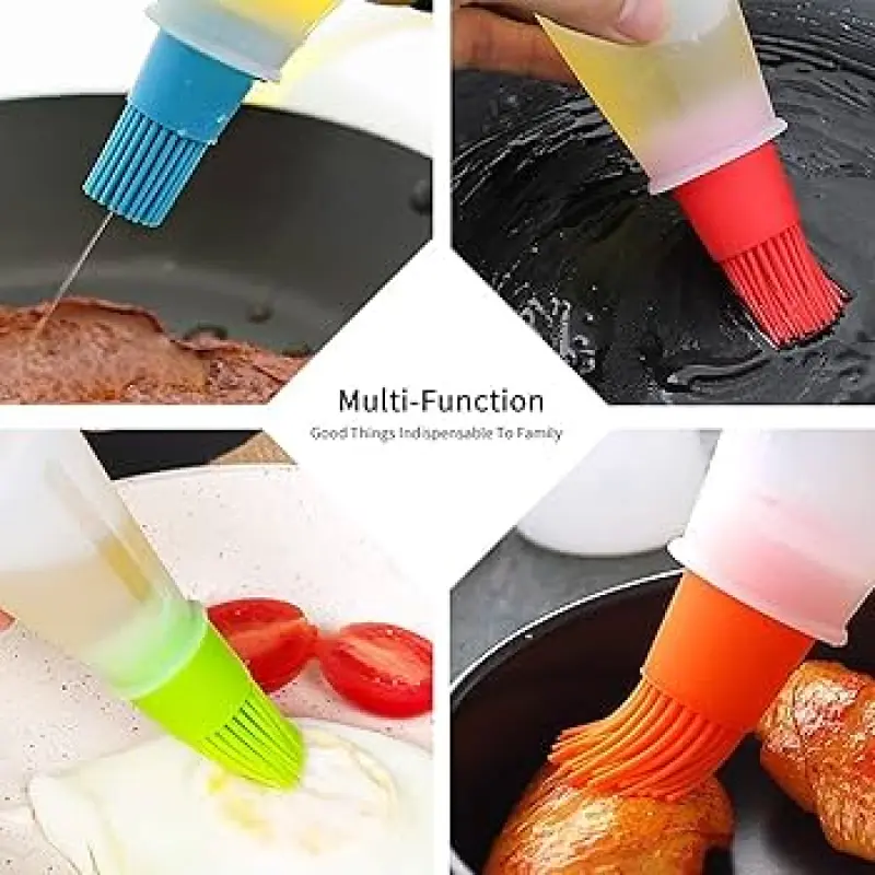 1Pcs Silicone oil brush liquid grill bottle