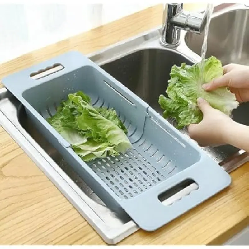 Adjustable Kitchen Expandable Sink Drain Basket ( Multi colour)