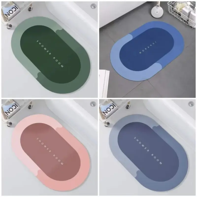 Non-slip Mat Quick Drying Bathroom Kitchen Floor Mat Home