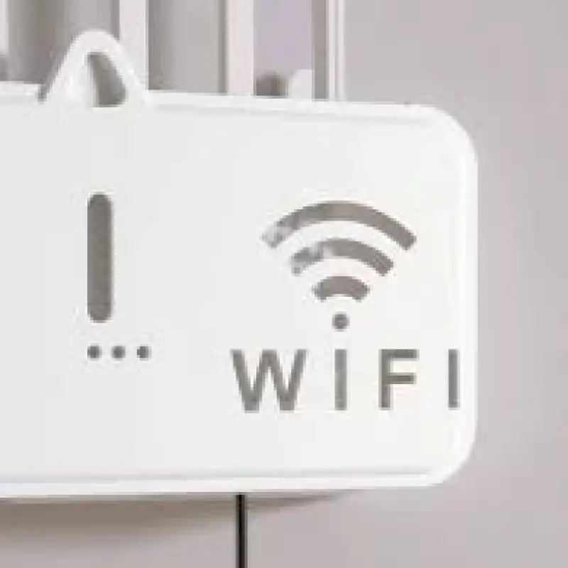 Wall Mount WiFi Router Shelf - ABS Plastic Box
