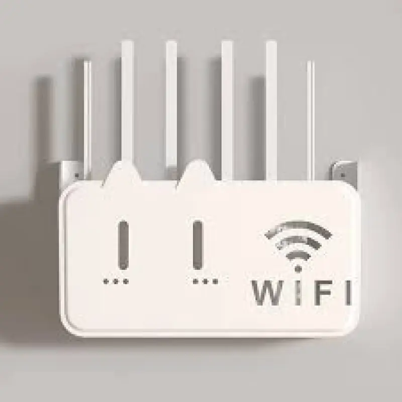 Wall Mount WiFi Router Shelf - ABS Plastic Box