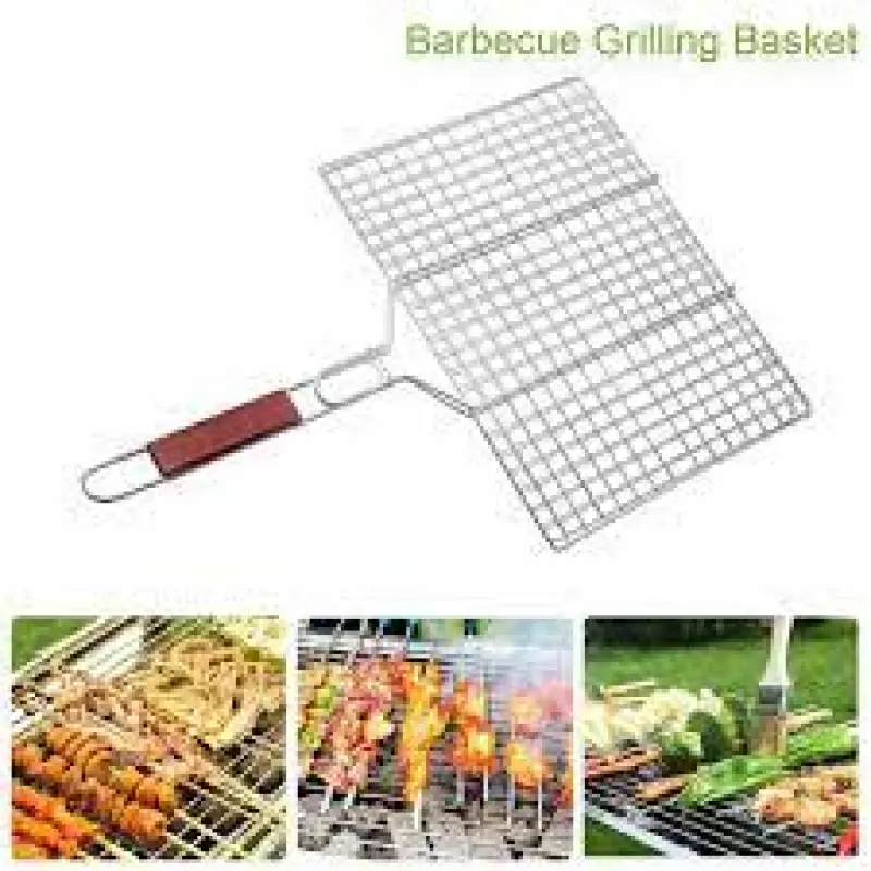 BBQ Grill Basket, Meat,Fish Grill Basket