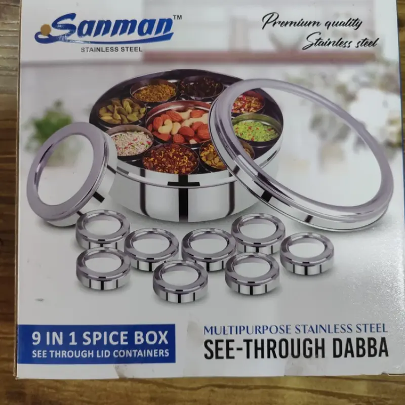 9 IN 1 Stainless Steel Spice Box